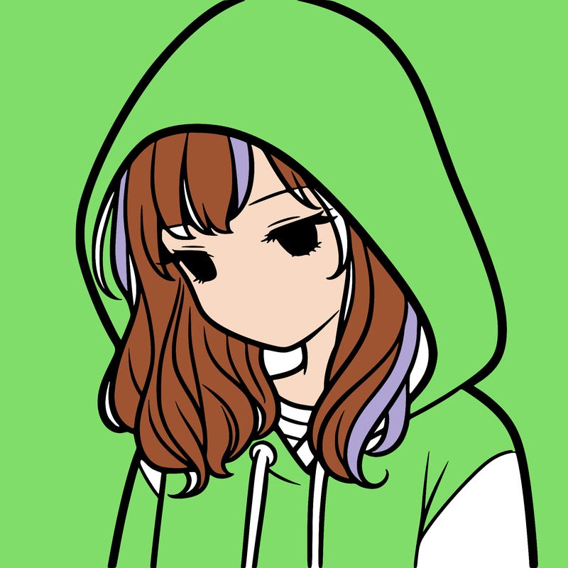 girl with a hoodie with hood over her head