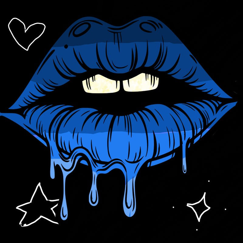 lips that look realistic and drip