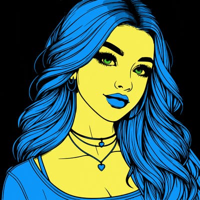 detailed realistic girl