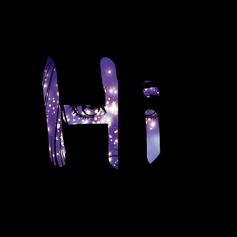 split realistic girl