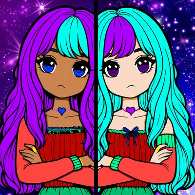 realistic girls split