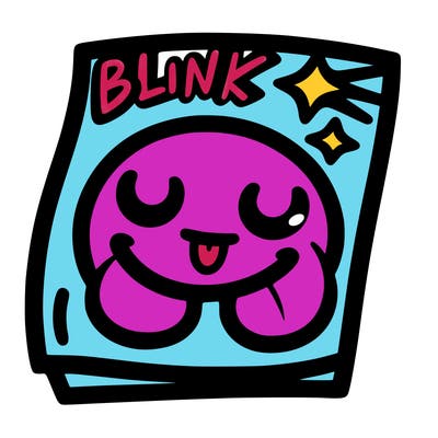 a blink paper