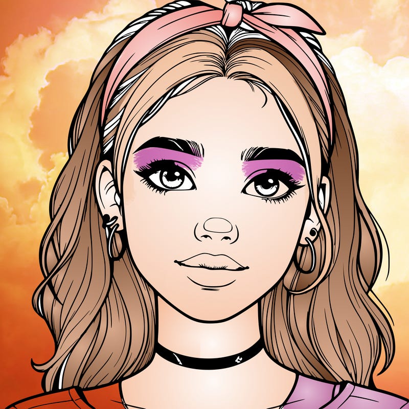 realistic teenage girl