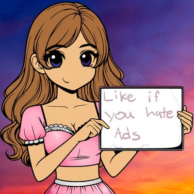 realistic pretty girl holding blank sign