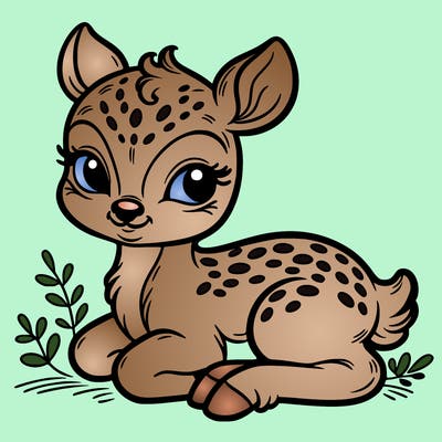 baby deer