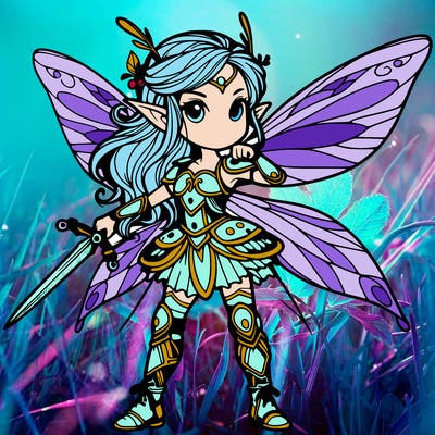 fantasy fairy warrior