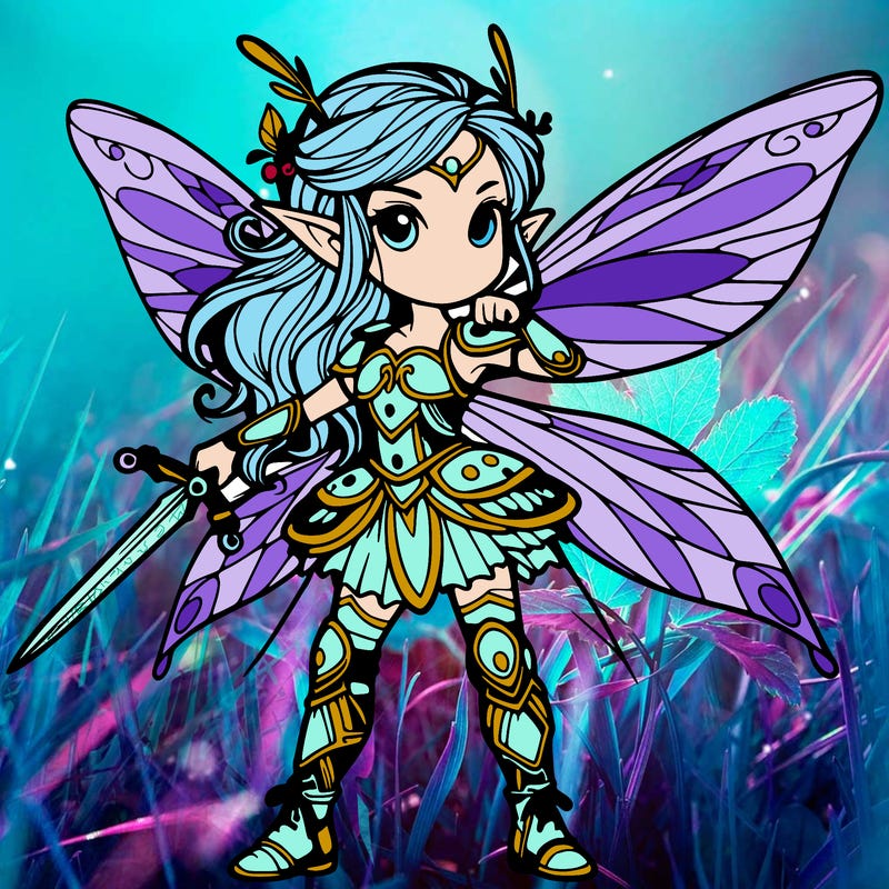 fantasy fairy warrior