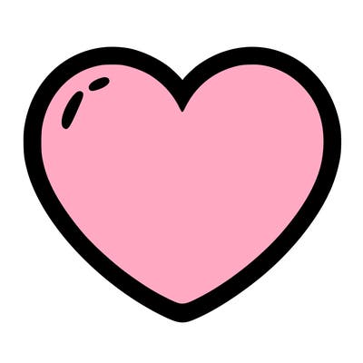 a blank heart
