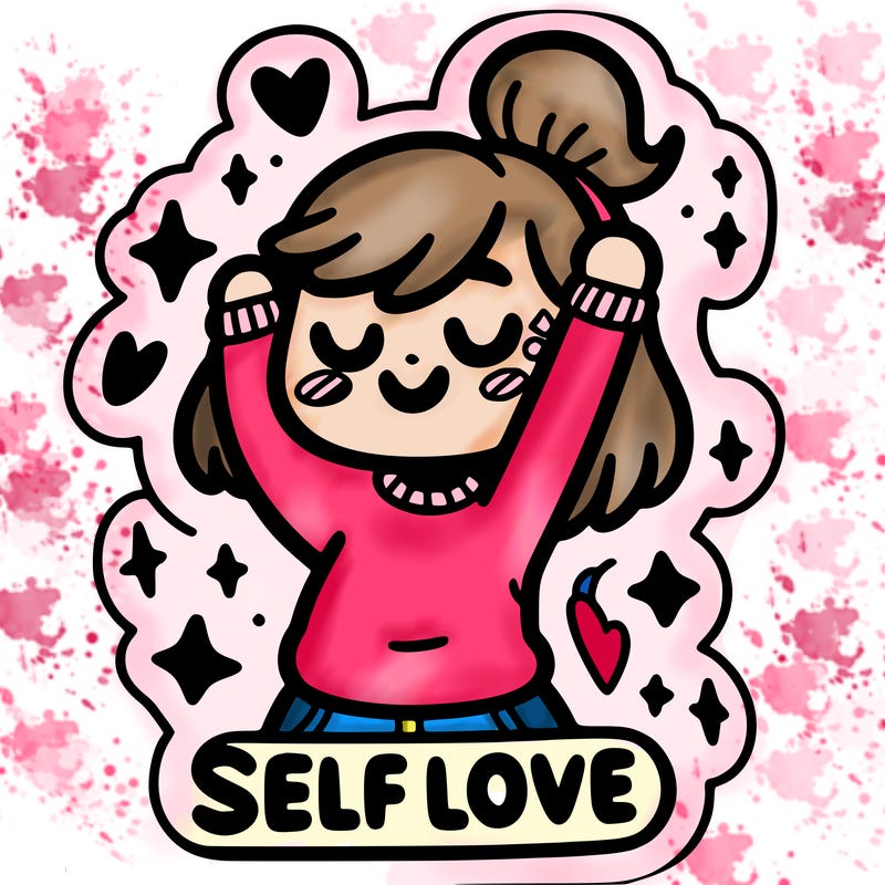 self-love sticker