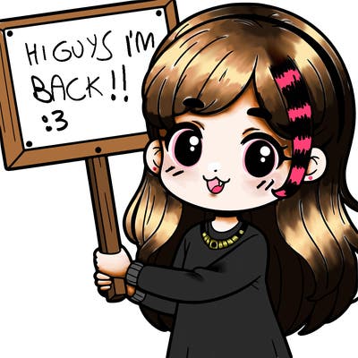 girl holding up a sign