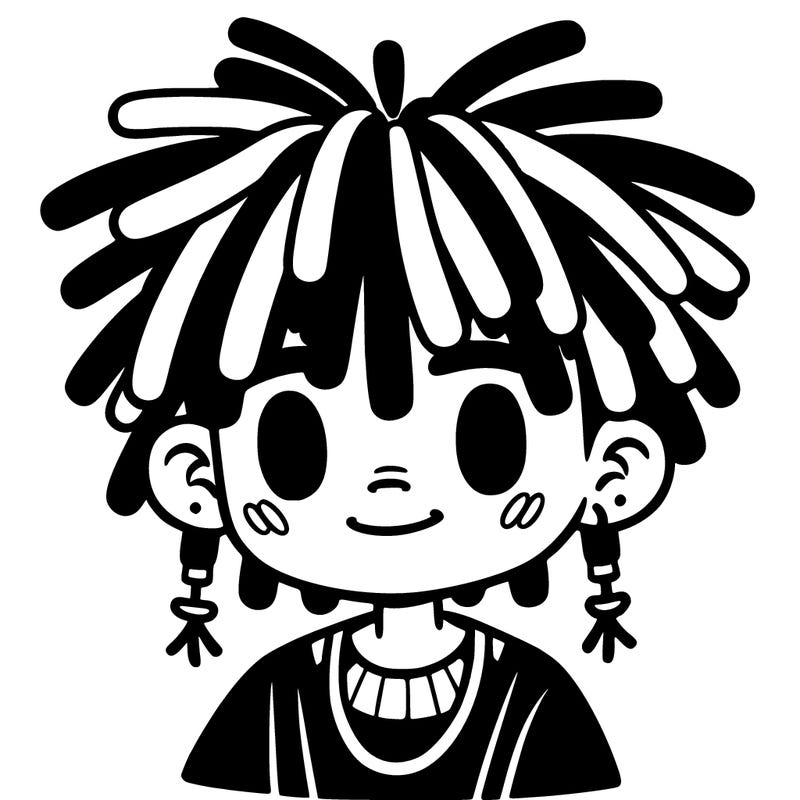 a black boy with dreads