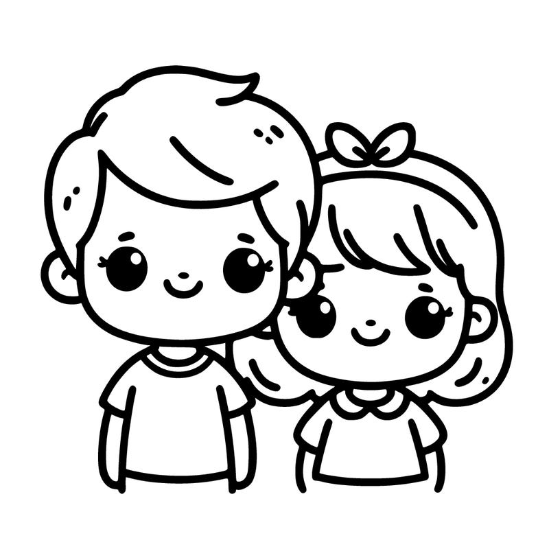 boy and girl twins