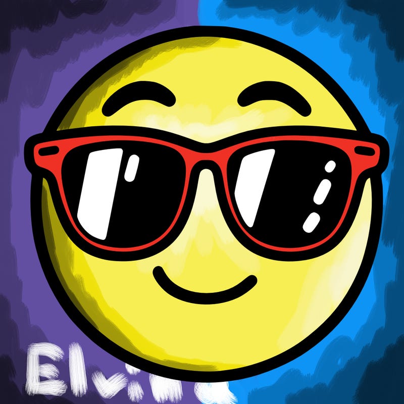 emoji with sunglasses