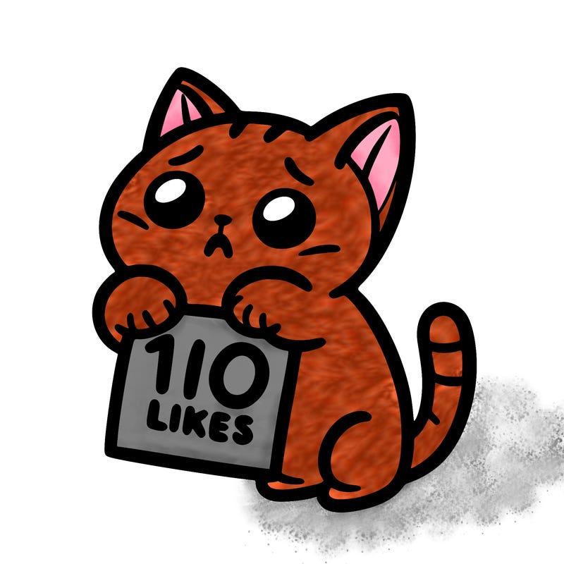 a cat begging for 10 likes