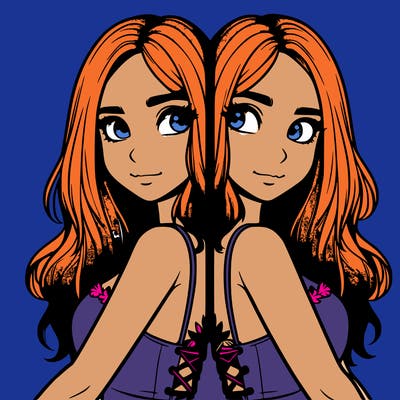 a realistic girl split