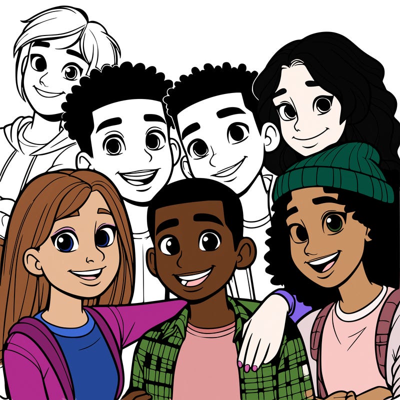 a mixed friend group