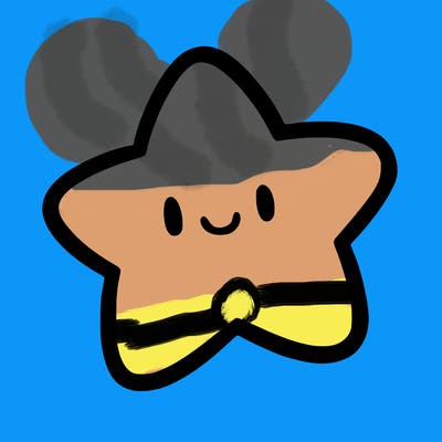 one star in the sky without a face