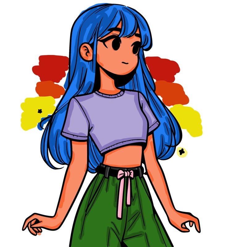 girl in a cute crop top