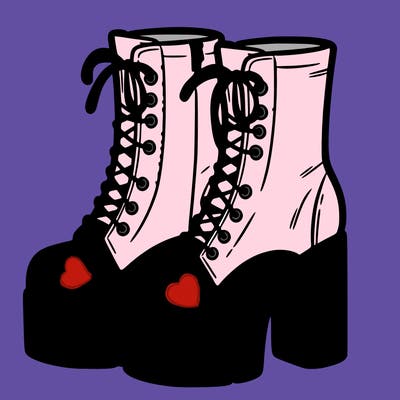 boots with a heel bottom