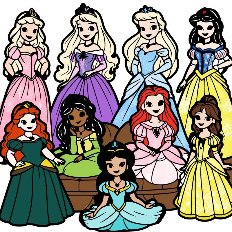all the princesses