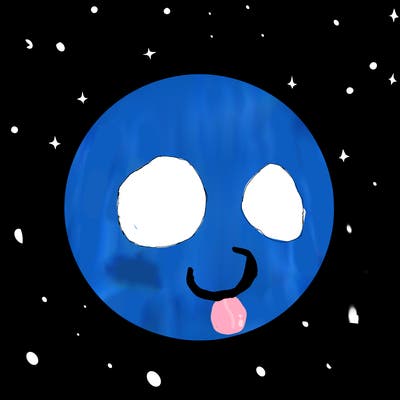 a circle with nothing around it