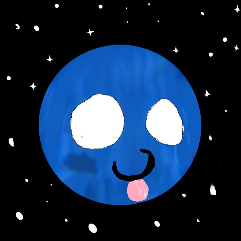 a circle with nothing around it