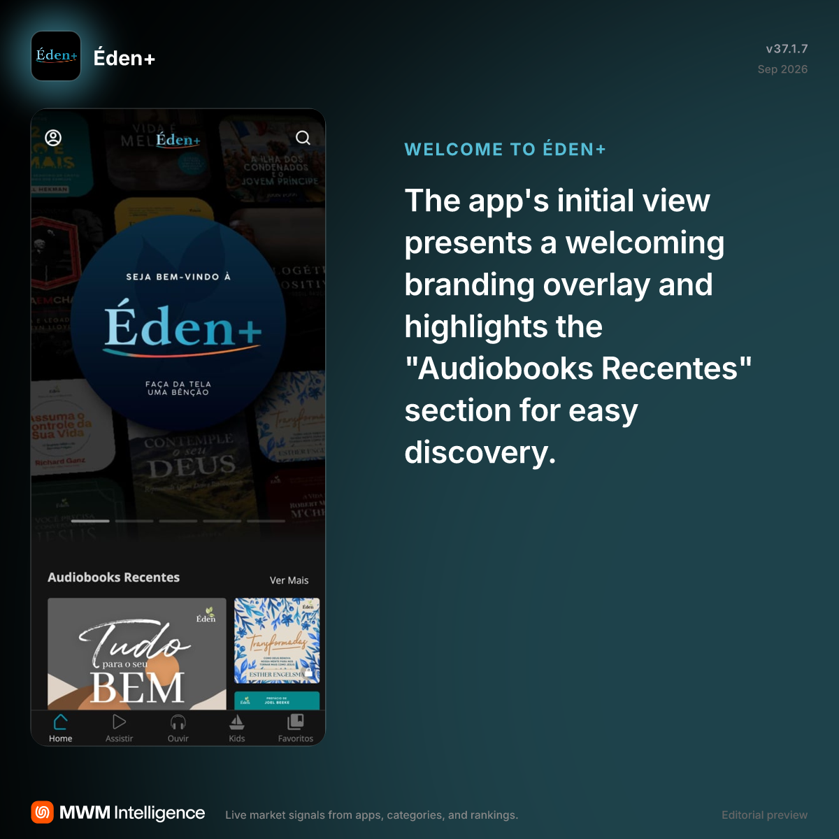 Éden+ - Entertainment App | MWM