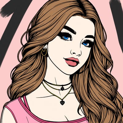 detailed realistic girl