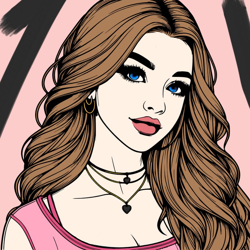 detailed realistic girl