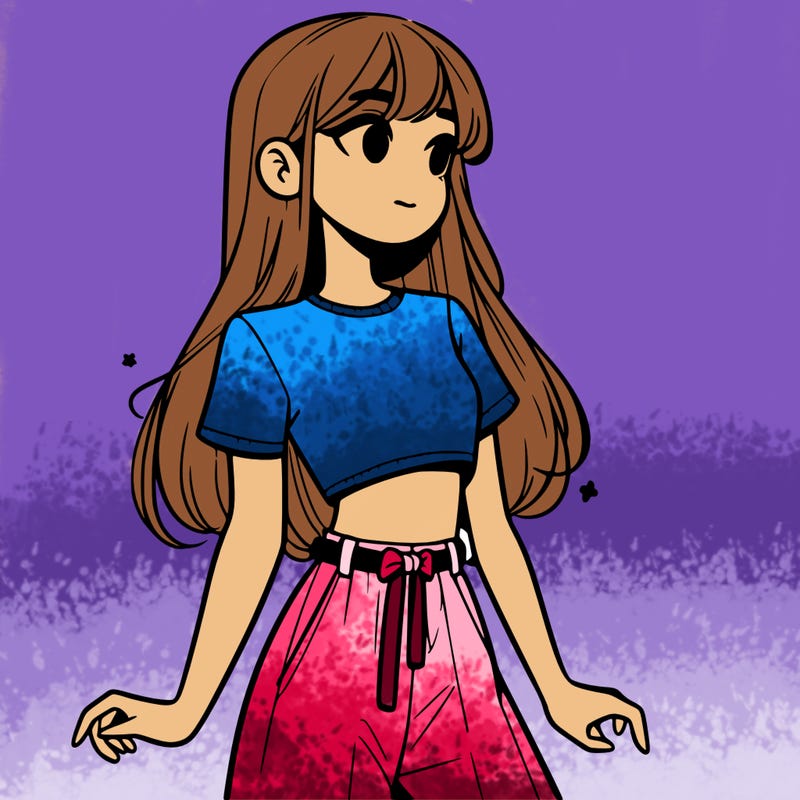 girl in a cute crop top