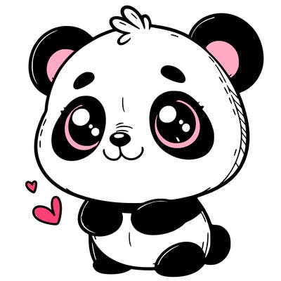 cute panda