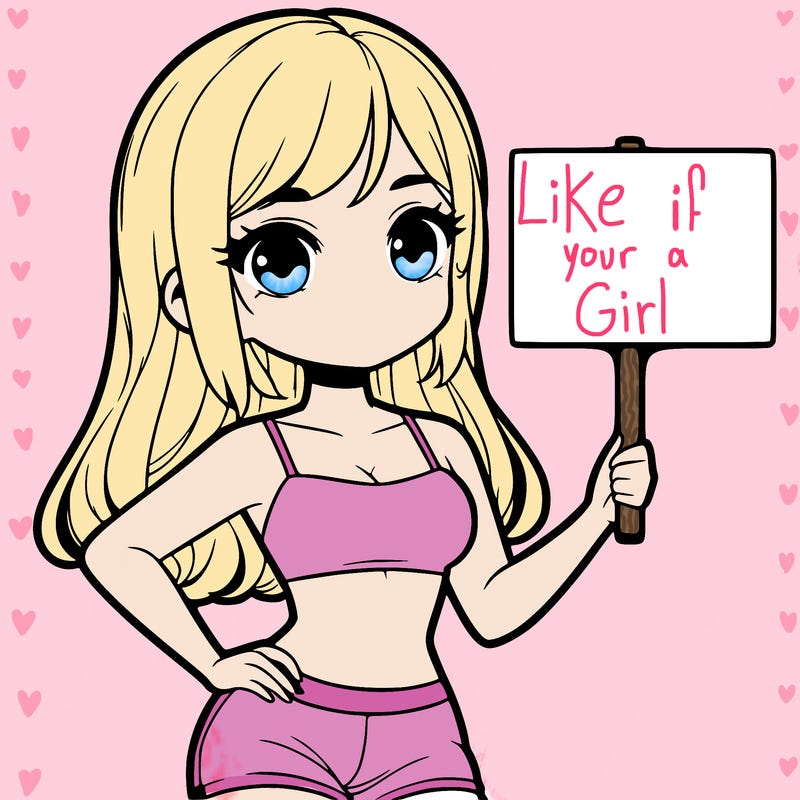 girl in a cute crop top holding a blank sign