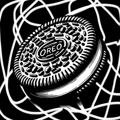 realistic oreo