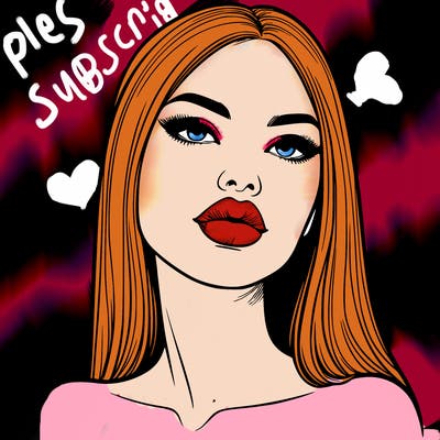 realistic woman with full lips