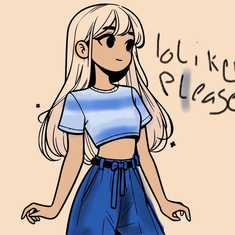 girl in a cute crop top