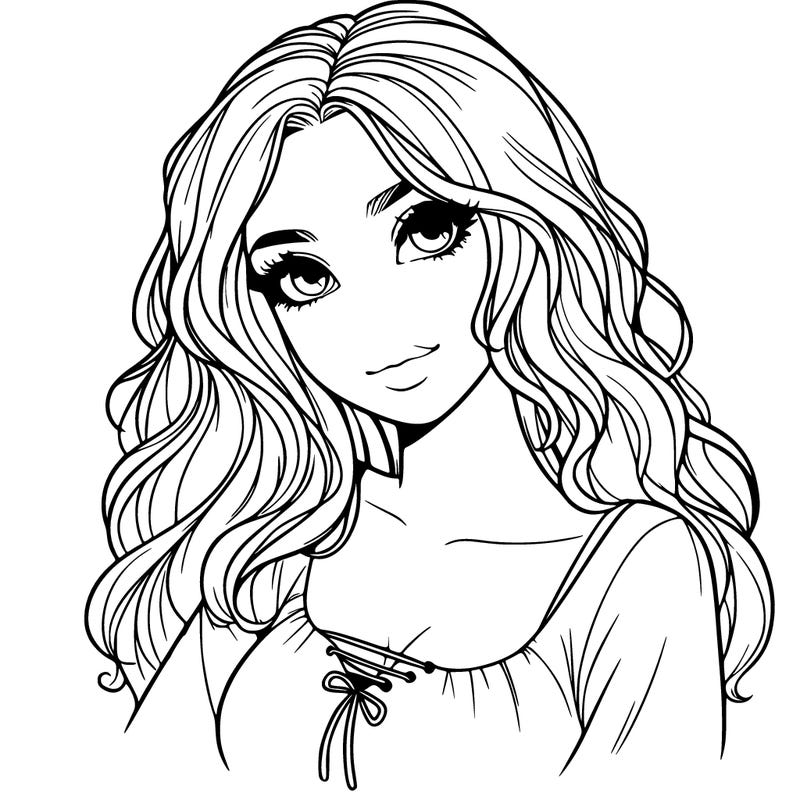 beautiful realistic girl