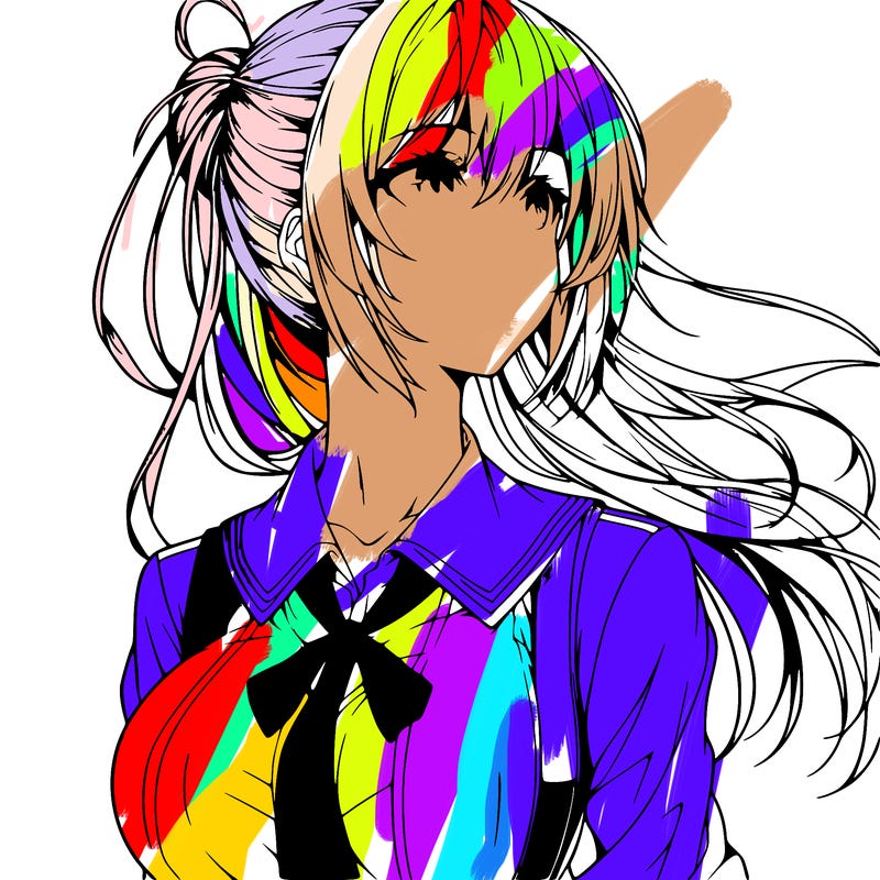 realistic anime woman