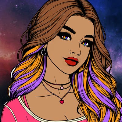 detailed realistic girl