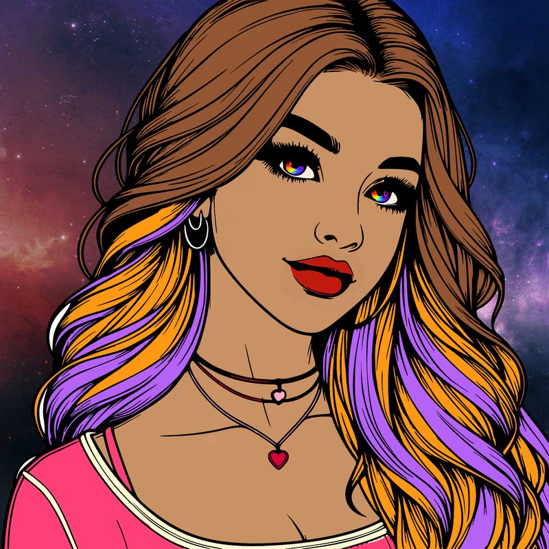 detailed realistic girl