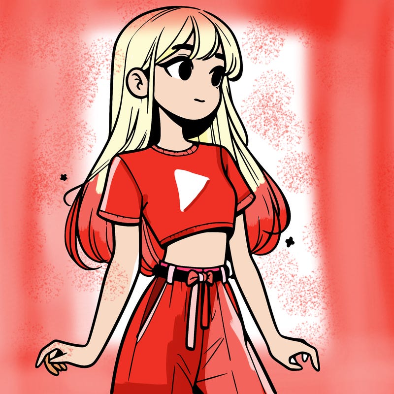 girl in a cute crop top