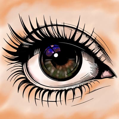 realistic eye