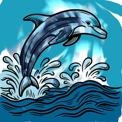 dolphin jumping