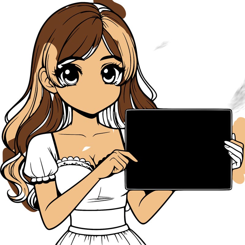 realistic pretty girl holding blank sign