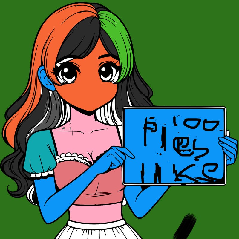 realistic pretty girl holding blank sign