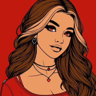 detailed realistic girl