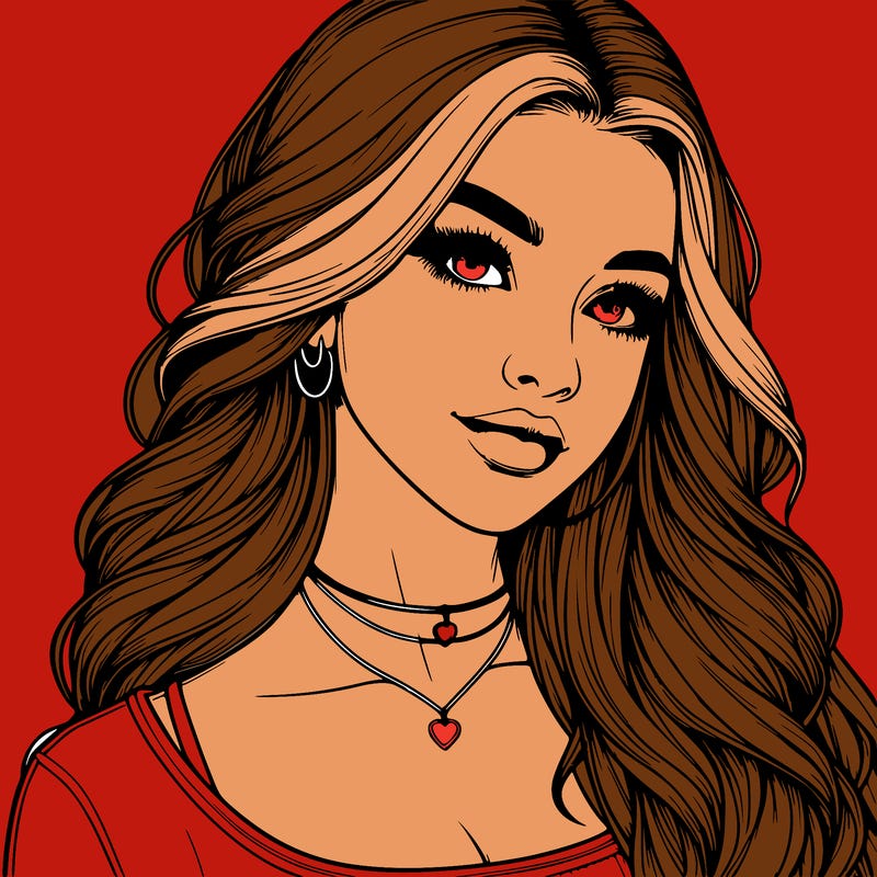 detailed realistic girl