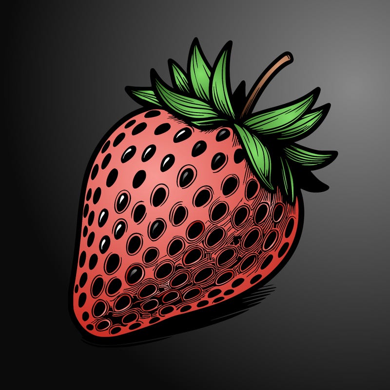 realstic strawberry