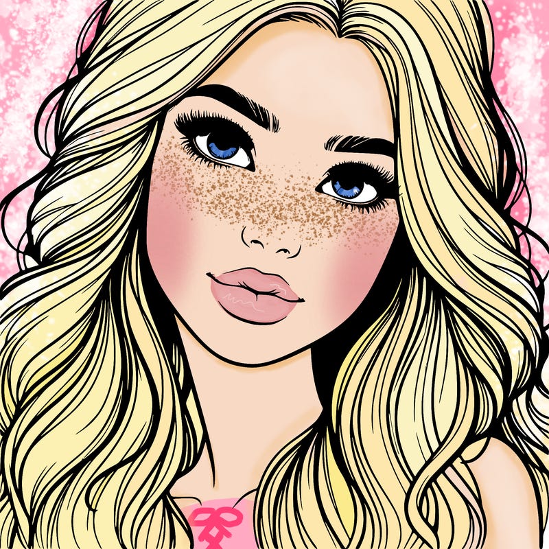 beautiful realistic girl