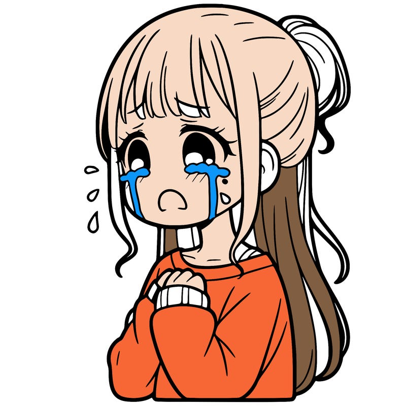 girl crying