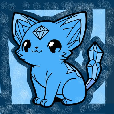 crystal kitten